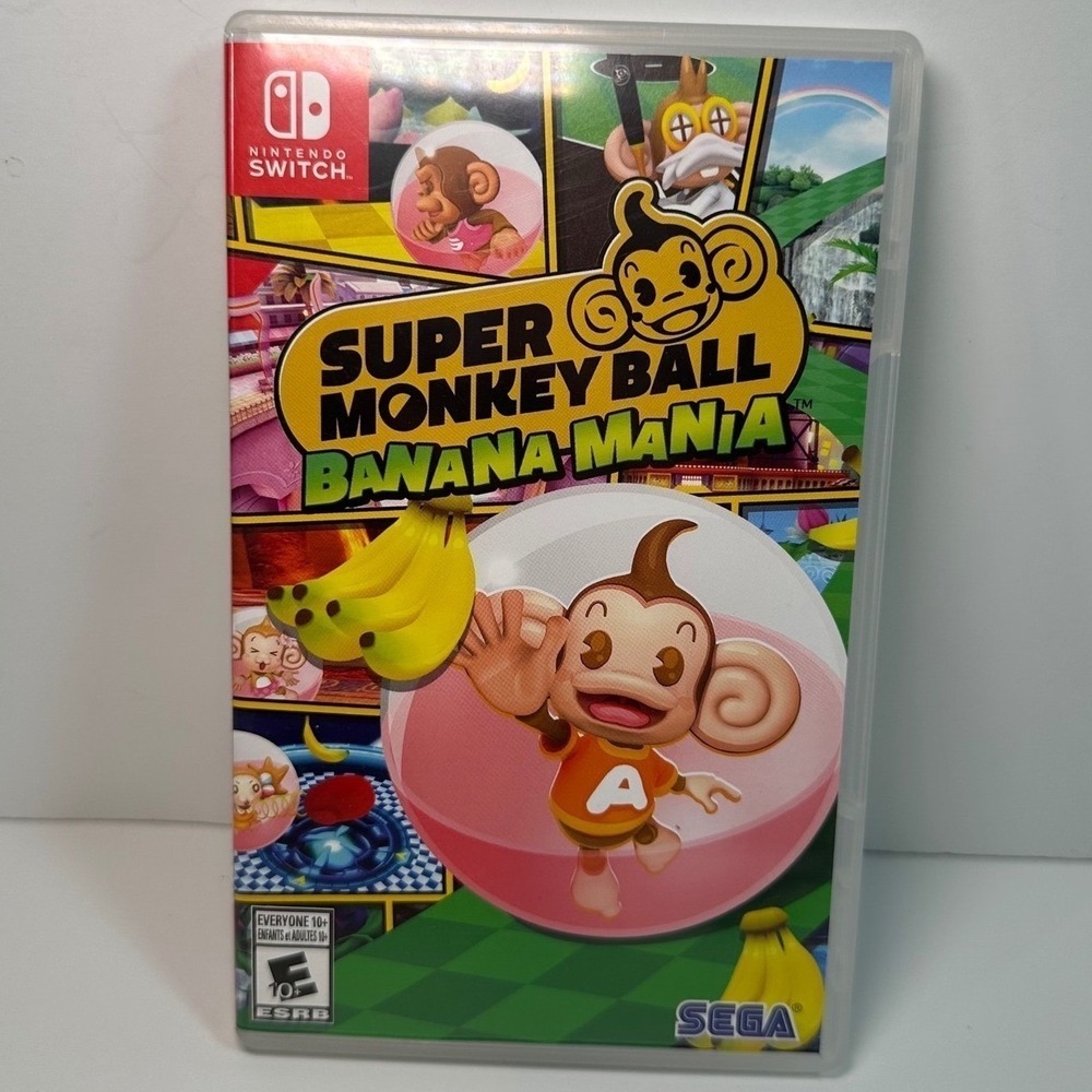 Super Monkey Ball Banana Mania Nintendo Switch SEGA Video Game HAC-P-AYN6B